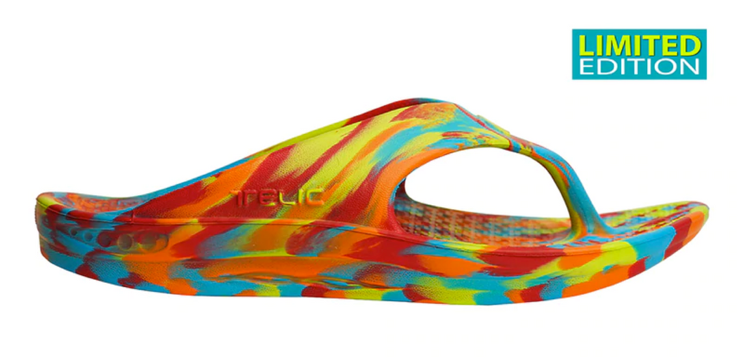 Melted Crayon Flip Flop